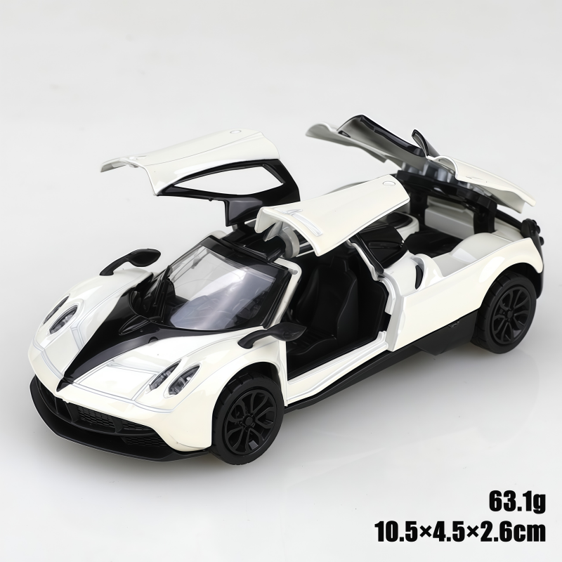 Outdoor Sports Accessories - Die-casting alloy sports car model, opening