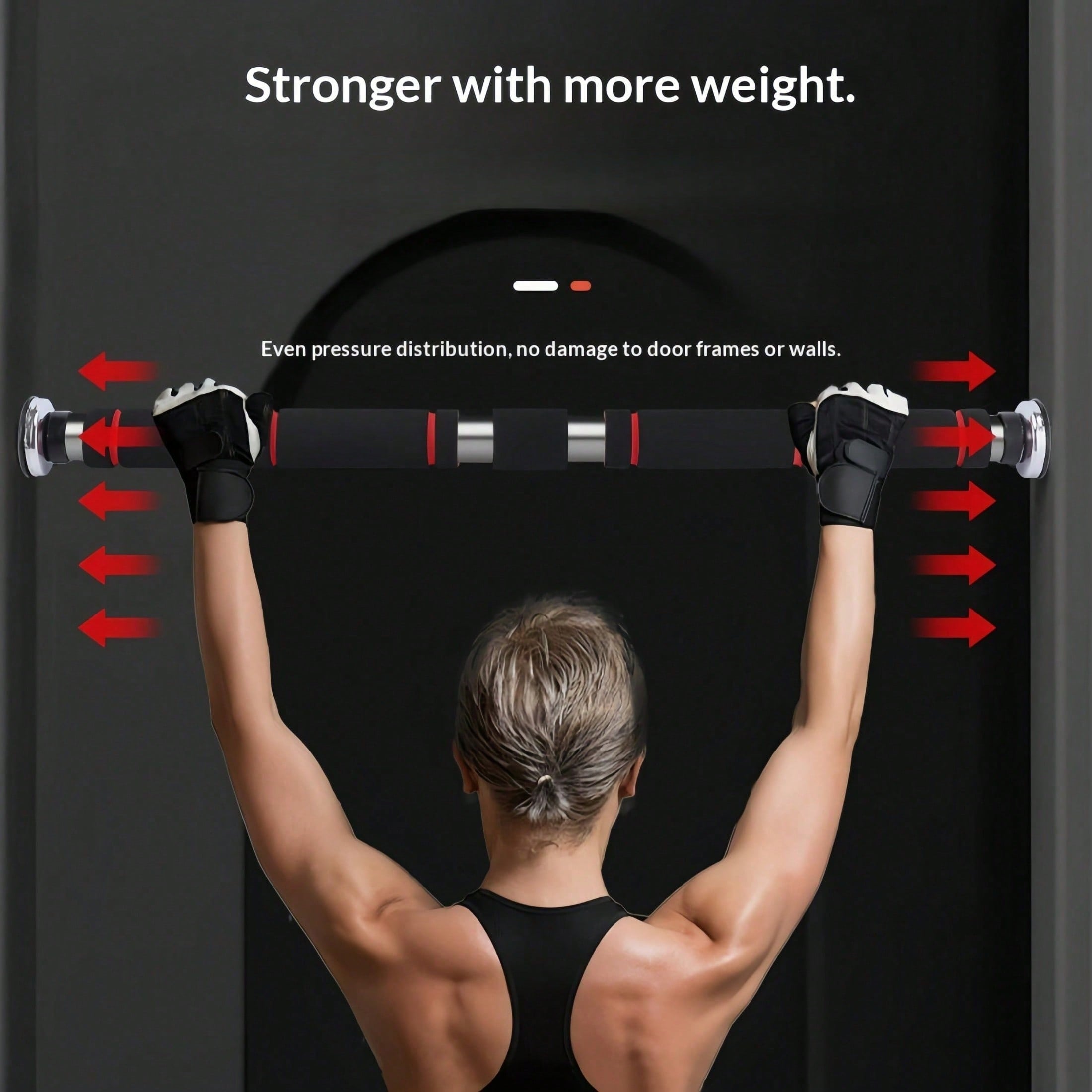 Chin Bar Doorway - Adjustable Fitness Pull Up Bar, Expandable