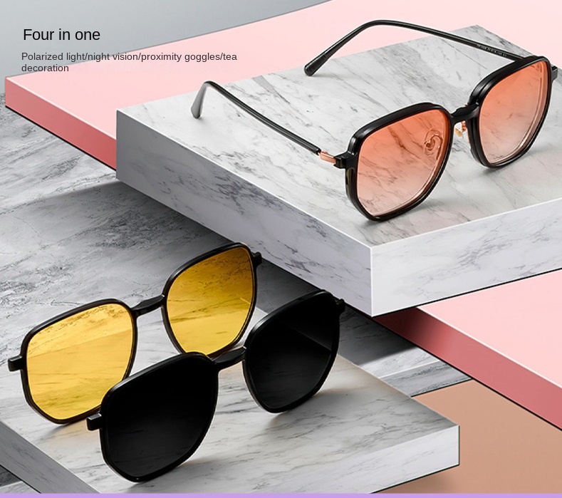 Magnetic Glasses Three-in-one  - đánh giá và giá Outdoor Sports Activities