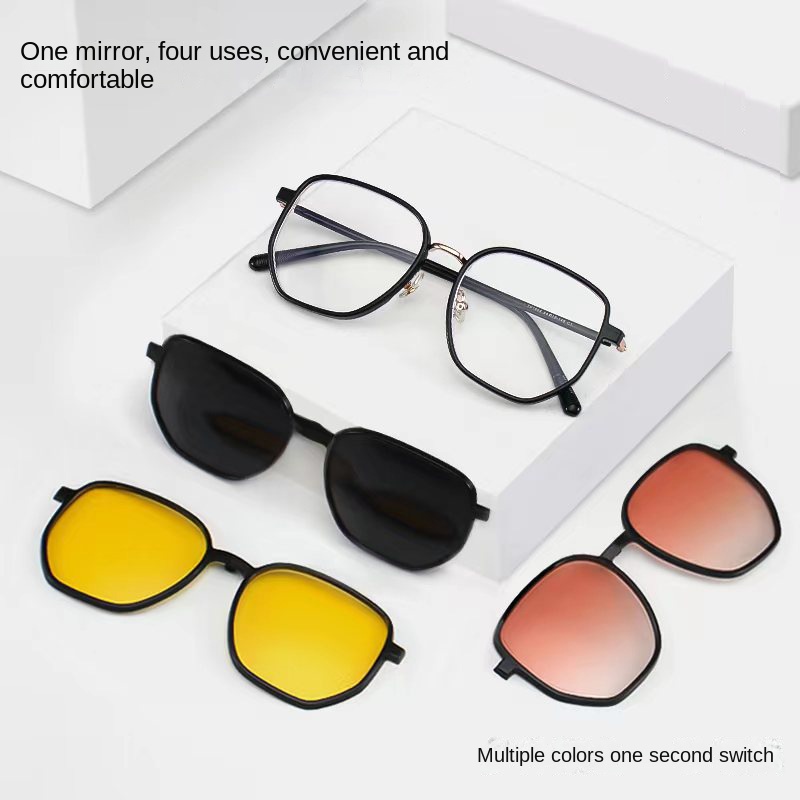 Magnetic Glasses Three-in-one  - đánh giá và giá Outdoor Sports Activities