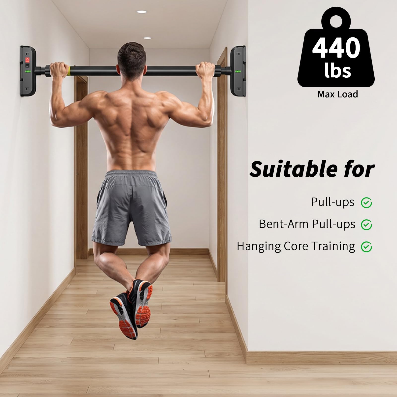 Doorway Pull Up Bar No Screws  - đánh giá và giá Chin Bar Doorway