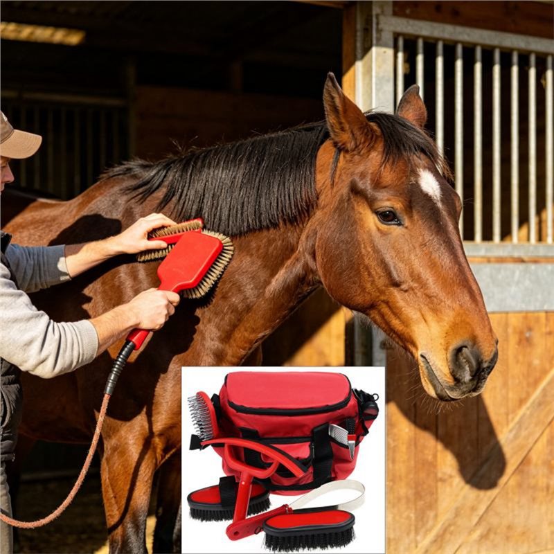 【Price Drop !!】9-Piece Horse G - đánh giá và giá Grooming Kit Horse