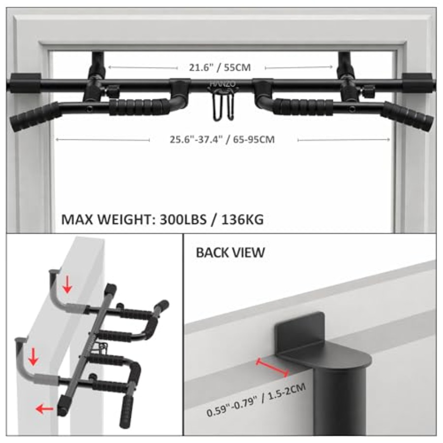 Doorway Pull Up Bar Set with S - đánh giá và giá Chin Bar Doorway